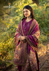 Asim Jofa Designers Limited Edition Ajuwd-58 Printed Stitched 3 Pcs