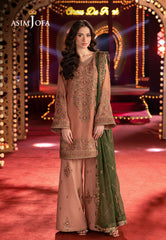 Asim Jofa LUXURY FESTIVE DROP 2 Ajlf-12 Embroidered Chiffon 3 Pcs