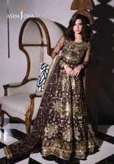 Asim Jofa Festive 25 Ajff-07 Embroidered Net 3 Pcs