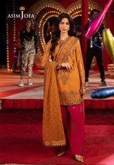 Asim Jofa Unstitched 3 Piece Luxury Festive Rejoice AJLFF-05 Embroidered Net 3 Pcs