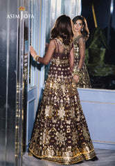 Asim Jofa Festive 25 Ajff-07 Embroidered Net 3 Pcs