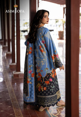 Asim Jofa Winter Collection Ajuw-25 Embroidered Viscose 3 Pcs