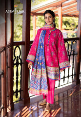 Asim Jofa Winter Collection Ajuw-55 Printed Khaddar 3 Pcs
