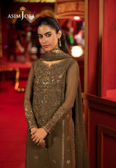 Asim Jofa Luxury Festive Drop 3 Ajllf-07 Embroidered Chiffon 3 Pcs