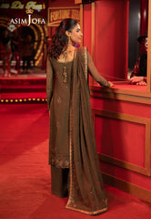 Asim Jofa Luxury Festive Drop 3 Ajllf-07 Embroidered Chiffon 3 Pcs