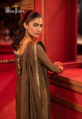Asim Jofa Luxury Festive Drop 3 Ajllf-07 Embroidered Chiffon 3 Pcs