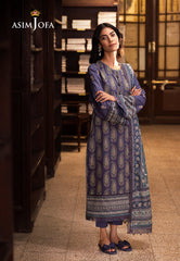 Asim Jofa Prints Unstitched Drop 1 Ajubj-36 Printed Lawn 3 Pcs