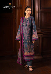 Asim Jofa Designers Limited Edition Pret Ajubj-05 Printed Embroidered Lawn Stitched 3 Pc