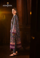Asim Jofa Designers Limited Edition Pret Ajubj-05 Printed Embroidered Lawn Stitched 3 Pc