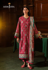 Asim Jofa Prints Unstitched Drop 1 Ajubj-38 Printed Lawn 3 Pcs