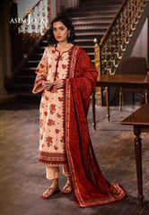 Asim Jofa Prints Unstitched Drop 2 Ajubj-54 Printed Lawn 3 Pc