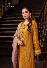 Asim Jofa Prints Unstitched Drop 2 Ajubj-53 Printed Lawn 3 Pc