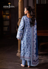 Asim Jofa Prints Unstitched Drop 1 Ajubj-39 Printed Lawn 3 Pcs