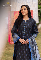 Asim Jofa Prints Unstitched Drop 2 Ajubj-55 Printed Lawn 3 Pc