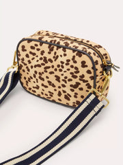 Fineur - Cheetah Canvas Crossbody Bags