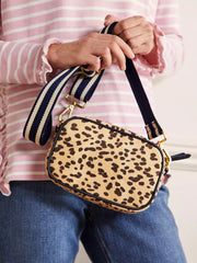 Fineur - Cheetah Canvas Crossbody Bags