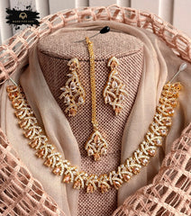 Made For Her-Majestic Zircon Necklace Set - KIA1224