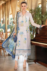 M.Prints By Maria B Unstitched 3 Piece Spring Summer Suit-01-A