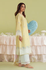 Daffodils By Seran Unstitched 2 Piece Lawn Suit-01-Izzy