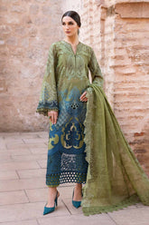 Voyage A'Luxe By Maria B Unstitched 3 Piece Lawn Suit-ML-2501-A