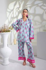 Dhaga Stitched 2 Piece Crepe Suit-Erna