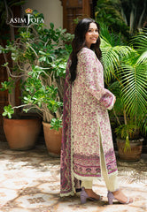 Asim Jofa Prints Unstitched Drop 2 Ajuub-27 Printed Lawn 3 Pc