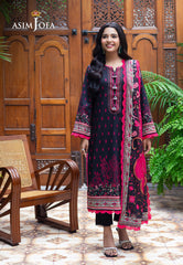 Asim Jofa Prints Unstitched Drop 2 Ajuub-21 Printed Lawn 3 Pc