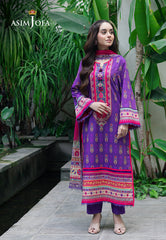 Asim Jofa Prints Unstitched Drop 2 Ajuub-34 Printed Lawn 3 Pc