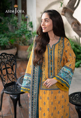 Asim Jofa Prints Unstitched Drop 2 Ajuub-23 Printed Lawn 3 Pc