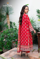 Asim Jofa Prints Unstitched Drop 2 Ajuub-35 Printed Lawn 3 Pc