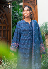 Asim Jofa Prints Unstitched Drop 2 Ajuub-37 Printed Lawn 3 Pc