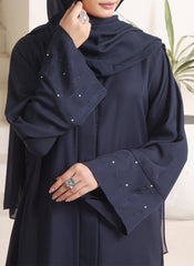 Hijab Ul Hareem Elegant Stone Work Abaya | 0116-C-1105