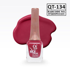 Quetee Beauty Rich Color Nail Polish QT-134