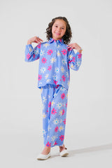 Dhaga Stitched 2 Piece Premium Cambric Kids Suit-Ciro