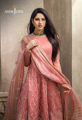 Asim Jofa Limited Edition Vol-1 2021 Ajle-04 Embroidered Net 3 Pcs