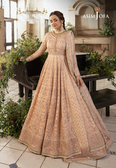 Asim Jofa Khwab-e-Naubahar Ajnb-01 Embroidered Net 3 Pcs