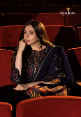 Asim Jofa Luxury Festive Drop 3 Ajllf-12 Embroidered Chiffon 3 Pcs