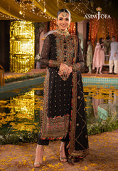 Asim Jofa Designers Limited Edition Ajdad-02-Xs Embroidered Chiffon 3 Pcs