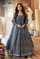 Asim Jofa Khwab-e-Naubahar Ajnb-02 Embroidered Chiffon 3 Pcs