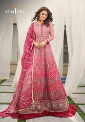 Asim Jofa Limited Edition Vol-1 2021 Ajle-12 Embroidered Net 3 Pcs