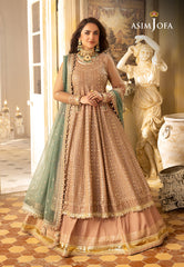 Asim Jofa Khwab-e-Naubahar Ajnb-03 Embroidered Chiffon 3 Pcs