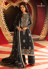 Asim Jofa Luxury Festive Drop 3 Ajllf-08 Embroidered Chiffon 3 Pcs