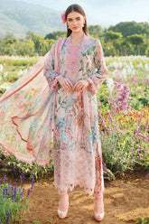 M.Prints By Maria B Unstitched 3 Piece Spring Summer Suit-02-A