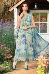M.Prints By Maria B Unstitched 3 Piece Spring Summer Suit-02-B