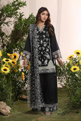 Irha By Guzel Stitched 3 Piece Luxury Cotton Suit-02-Mirel