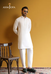 Asim Jofa Unstitched 2 Piece Egyptian Cotton Men's Eid Edit-AJUBM-02