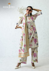 Daily Pret By Asim Jofa Stitched 3 Piece Cambric Suit-AJPB-210