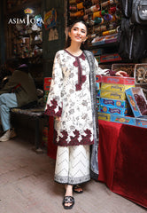 Asim Jofa Eid Signature Ajubf-52 Printed Embroidered Lawn 3 Pcs