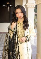 Asim Jofa Festive Edit '25 Ajubf-17 Embroidered Dobby 3 Pcs