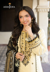Asim Jofa Festive Edit '25 Ajubf-17 Embroidered Dobby 3 Pcs